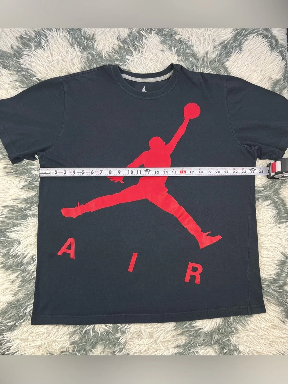 Jordan Jumpman Air Men’s Black Red Logo T-shirt Size XXL